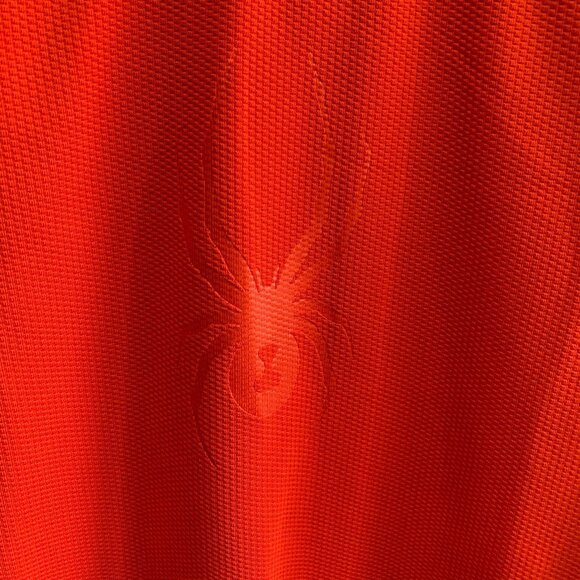 Spyder Athletic Performance Long Sleeve Red Tee S - Picture 2 of 4